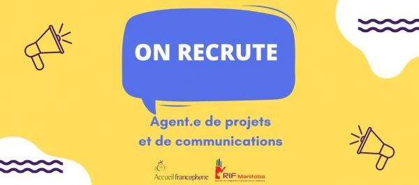 Envie de travailler à l'Accueil francophone du Manitoba au Canada ? Nous cherchons notre agent.e de projets et de communications